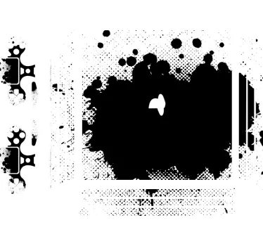 White Splash ps4 decal - TenStickers