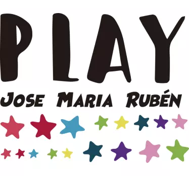 Play children toy decal - TenStickers