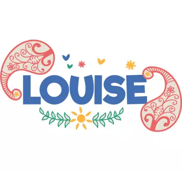 PERSONALIZED NAME DECORATION wall sticker for kids - TenStickers