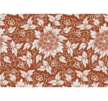 Laptop skin botanical design arrangement - TenStickers