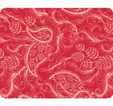 Decorative Floral Pattern Touchpad sticker - TenStickers