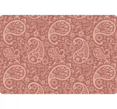 Laptop skin with elegant paisley design - TenStickers