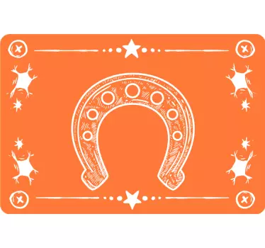 Horseshoe Play Surface laptop skin - TenStickers