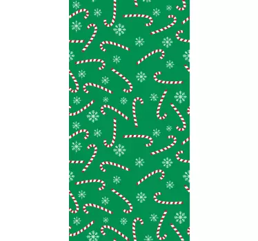 Candy Christmas  window decal - TenStickers