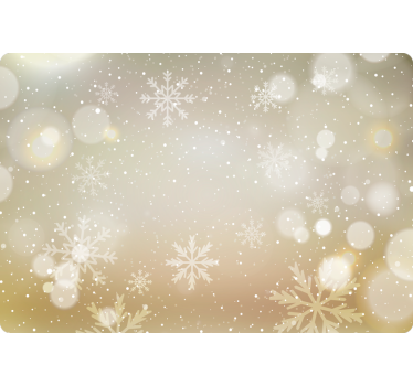 Snowflake Sparkle laptop skin - TenStickers