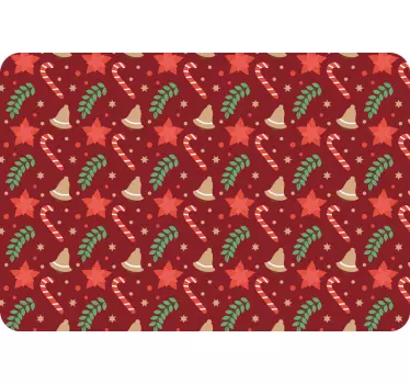Christmas Themed Pattern laptop skin - TenStickers