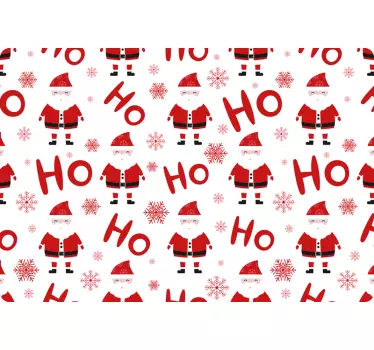 Santa Claus Pattern laptop skin - TenStickers
