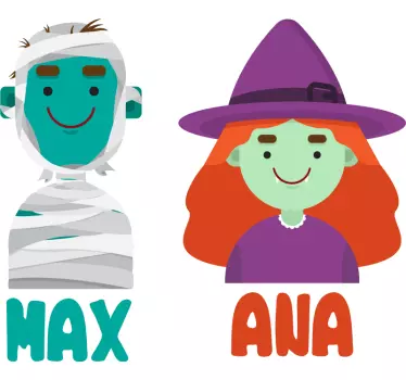 Avatar character halloween wall sticker - TenStickers
