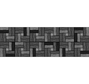 Gray irregular pattern border decal - TenStickers