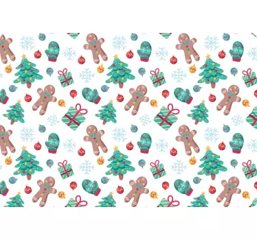 Gingerbread theme laptop skin - TenStickers