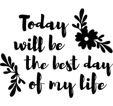 Inspirational life quote quote sticker - TenStickers