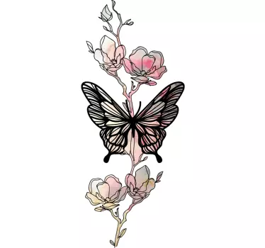 Butterfly art butterfly decals for walls - TenStickers