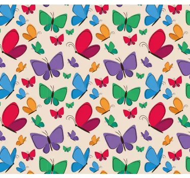 Butterflies Flying furniture decals  for children - TenStickers
