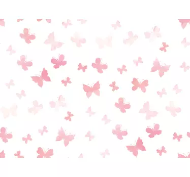 Pink butterflies  decals for furniture - TenStickers