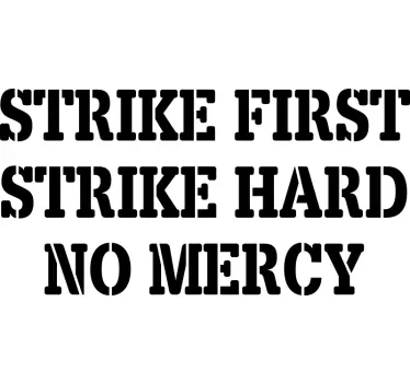 Cobra kai movie quote wall stickers - TenStickers