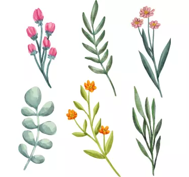 Plants Branches  plant decals - TenStickers