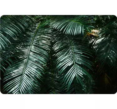 Lush Leaf Pattern laptop skin - TenStickers