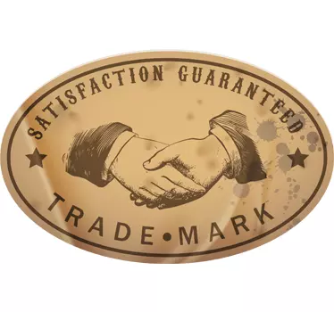 Satisfaction Guaranteed Laptop Sticker - TenStickers