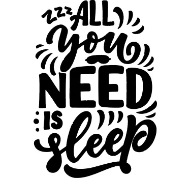 Require Rest Saying quote sticker - TenStickers