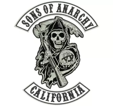 Son of anarchie theme bike Motorcycle stickers - TenStickers