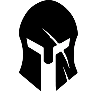 Roman helmet design Motorcycle stickers - TenStickers