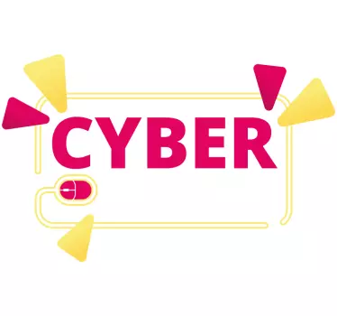 Cyber Monday Sale shop window sticker - TenStickers