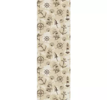 Sea objects  fridge decals - TenStickers