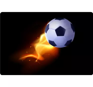 Power of football laptop stickers - TenStickers