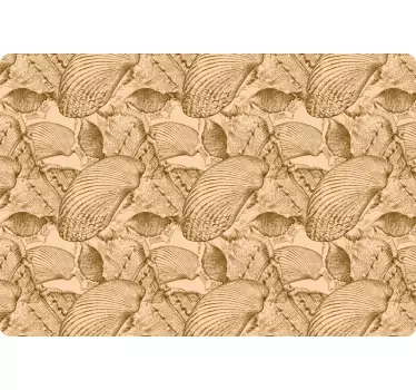 Laptop skin with shell pattern surface - TenStickers