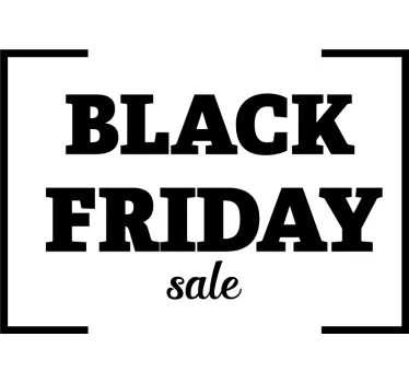 Sales sticker black sale special - TenStickers