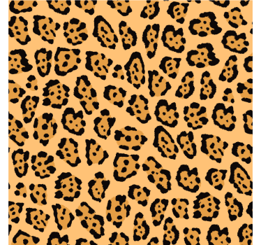 Leopard geometric for window decal - TenStickers