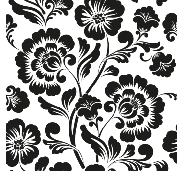 Floral sheet for glass window film - TenStickers