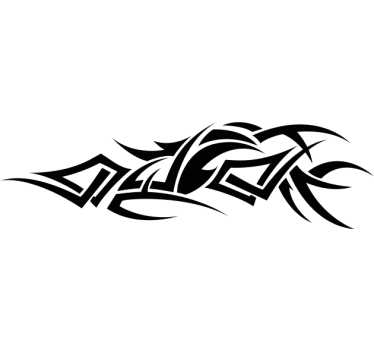 Tribal decoration Car Decal - TenStickers