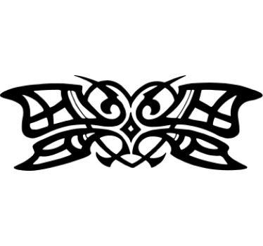 Tribal heart decoration Car Decal - TenStickers