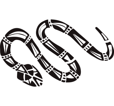 Snake decoration Car Decal - TenStickers