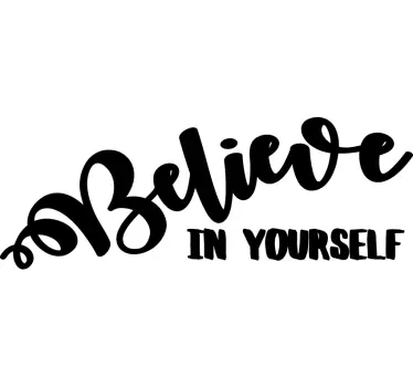 Motivational Phrase quote sticker - TenStickers