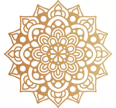 Luxury arabesque mandala floral wall decal - TenStickers