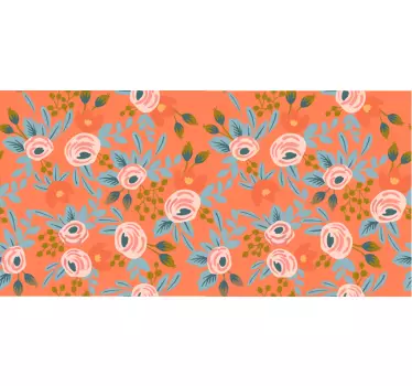 Watercolor roses decals for furniture - TenStickers
