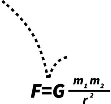 Gravity Equation MacBook Sticker - TenStickers
