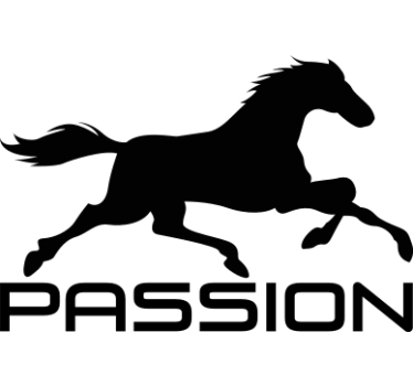 Car sticker galloping horse design - TenStickers
