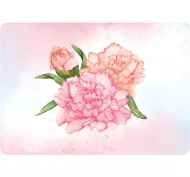 Pink Floral Arrangement laptop skin - TenStickers
