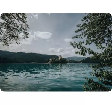 Scenic Lake View laptop skin - TenStickers
