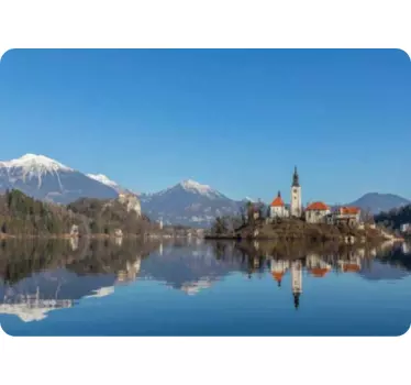 Alpine landscape laptop skin - TenStickers