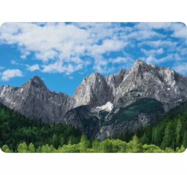 Mountainous Scenery View laptop skin - TenStickers