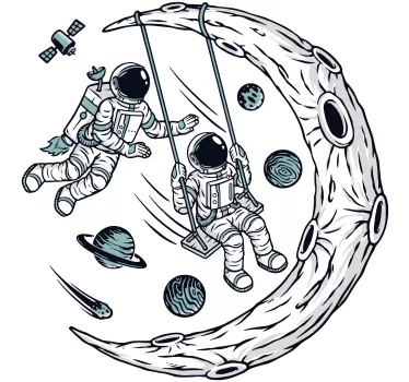 Universe is my playground space decal - TenStickers
