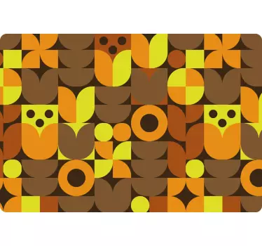 Bold Geometric Patterns laptop skin - TenStickers