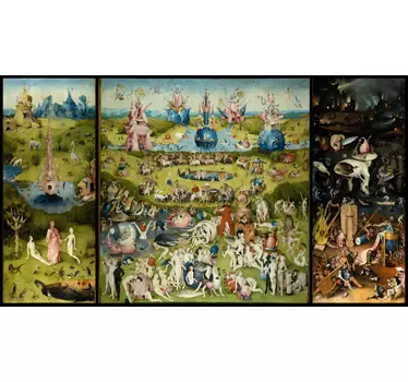 The Garden Of Earthly Delights Wall Art Sticker - TenStickers