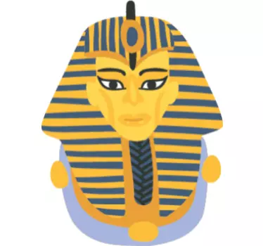 Stylized Pharaoh Figure wall art sticker - TenStickers