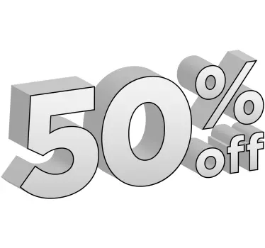 Sales sticker promotion display - TenStickers