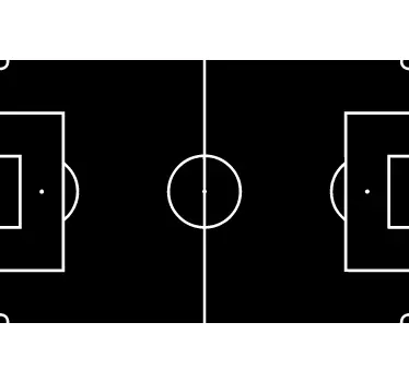 Football Field Blackboard Football Wall Sticker - TenStickers